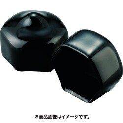 保護キャップ 六角ボルト頭用(10個入)黒 HLDPR4-P