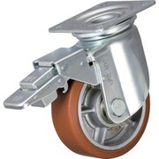 重荷重用キャスター ログラン ストッパー・旋回金具付 Φ100 HP-100WJS