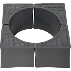 桝周り専用副資材 インサルマスキューブ100 グレー MC100G