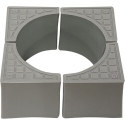 桝周り専用副資材 インサルマスキューブ100 ライトグレー MC100LG