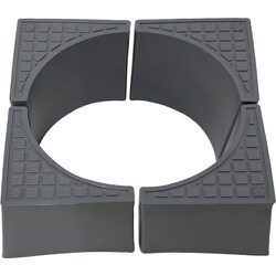 桝周り専用副資材 インサルマスキューブ150 グレー MC150G