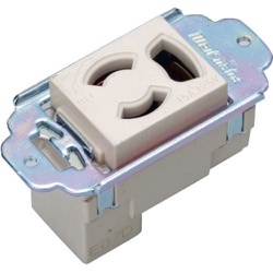 明工 機器用ML抜け止め接地コンセント送り付 P：53 M3 ML1249T14W