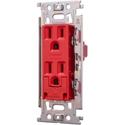 明工 MLアースターミナル付接地ダブルコンセント（赤）（カバー付） ML1259R