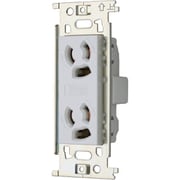 明工 ML抜け止め接地ダブルコンセント ML1286W