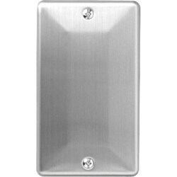 明工 MLステンレスプレートブランク枠付 MLE1670-B