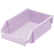 ヒシ T型コンテナ(ネスティングタイプ)パステルパープル W192×D285×H90 PAT-3-PA