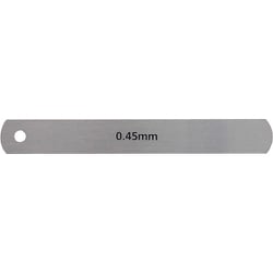 スキマゲージ シクネスゲージ リーフ 100mm 厚さ0.45mm S100-045