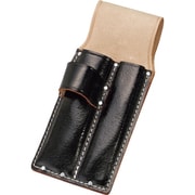 黒床皮ノミ・ゲンノーケース2丁入 1寸・1寸4分 厚用 SC-15