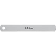 スキマゲージ ステンレスシクネスゲージ リーフ 100mm 厚さ0.06mm SS-100-006