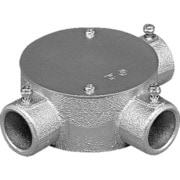 ねじ無し 丸型BOX三方出 TCO319