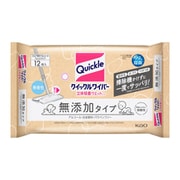クイックルワイパー 立体吸着ウエットシート 無添加タイプ 12枚 [フロア用ウエットシート]