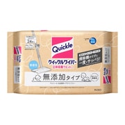 クイックルワイパー 立体吸着ウエットシート 無添加タイプ 24枚 [フロア用ウエットシート]