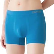 【3D-Boxer/綿混】ボクサーパンツ サイドライン（前とじ） メンズ ロイヤルブルー Lサイズ BWS852AY
