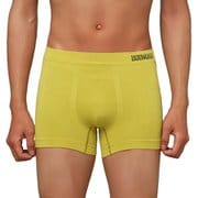 【3D-Boxer/綿混】ボクサーパンツ サイドライン（前とじ） メンズ サンドイエロー Mサイズ BWS852AY