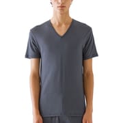 半袖インナー 肌着 薄手 ストレッチ 吸湿発熱 冬の汗冷え防止 メンズ グレイッシュブラウン Lサイズ MHA415PY