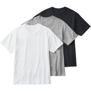クルーネックTシャツ （3枚組） 肌にやさしい綿100％ メンズ 9A Mサイズ GM01133Y