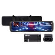 ドライブレコーダーデジタルミラー トリプルカメラ（フロント＋車内リアカメラ＋室内） タッチ操作、LED信号機対応、地デジ干渉ノイズ対策、Gセンサー搭載、フロントカメラ独立タイプ NVS501