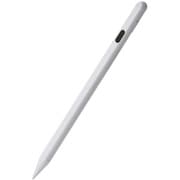 P-TPACSTAP12WH [iPad ペンシル 2018年以降対応 USB-C急速充電 デジタル残量表示 傾き感知 パームリジェクション 磁気吸着 高感度 極細ペン先 交換用ペン先2個付 ホワイト]