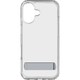 iPhone 17用 CLEAR STAND クリアケーススタンド機能付 ブラック CLEARSTDIPH17T