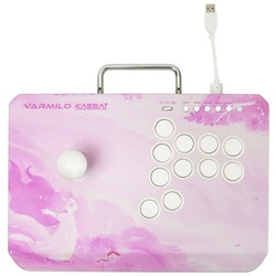 VARMILO KASSAI Sakura Arcade Joystick Controller for Fighting Games（PC） アーケード ジョイスティック コントローラー 格闘ゲーム用 vm-kassai-sakura-pc