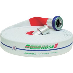 散水/消防用 1.6MPa 軽量ホース アルバトロス アルミ製町野式金具付（アルミ加締） 01ALB2520A-K