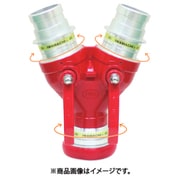 通水分岐管 アルミ製 イワマチ双口接手 イワマチ町野式 21ISSM666A