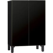 家具冷蔵庫（72L・幅60cm・フレンチドア（観音開き）・2ドア・マットブラック） LOOC（ルーク） AQR-FD7P（K）