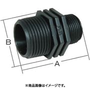樹脂（PP）製 配管継手 異径 六角ニップル 49NIP2520P