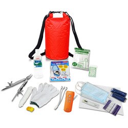 METEX EX浮き具になる防水バックパック＋防災用品 EX48SEDBSL