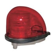 KOITO 赤色丸型警光灯 2N型 ボルト直付けタイプ 12V FL-2NBR