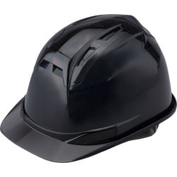 トーヨーセーフティ 通気孔付きヘルメット Venti4 紺色 ひさしスモーク NO.396F-S-NY