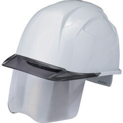 トーヨーセーフティ 電気用シールド内蔵ヘルメット NO.397F-S-C-WH