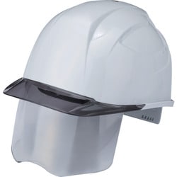 トーヨーセーフティ シールドレンズ付き遮熱ヘルメット NO.397FSH-S-C
