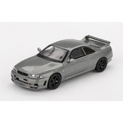 MGT01128-R 1/64 Nissan スカイライン GT-R ダークメタルグレー NISMO BCNR33 CRS バージョン （右ハンドル） [ダイキャストミニカー]