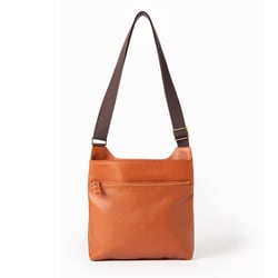 438313 [軽量 牛革 ショルダーバッグ キャメル]