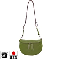 602008 [軽量 牛革 ボディバッグ キャメル]