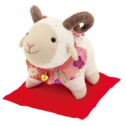 ぬいぐるみキット 福村弘美のかわいい動物シリーズ 福招きひつじ PA-686