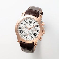 メンズ レザーベルト マルチカレンダー 正規品 1年保証 SM25101-PGWH