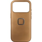 iPhone 17 Pro用 エブリデイ ケース タン/クラリーノ M-MC-CF-BR-1