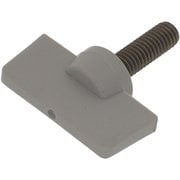 プラカラー蝶ボルト 1種 小箱 M3x6 ライトグレー 入数500本入 901-3424