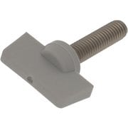 プラカラー蝶ボルト 2種 小箱 M4x6 ライトグレー 入数500本入 901-3444