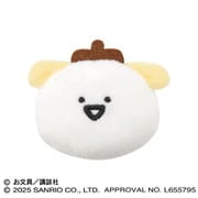 ポムポムプリン×お文具といっしょ もふもふバッジ （1） お文具さん