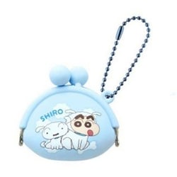 クレヨンしんちゃん シリコンminiがまぐちポーチ シロ