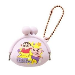 クレヨンしんちゃん シリコンminiがまぐちポーチ ぶりぶりざえもん