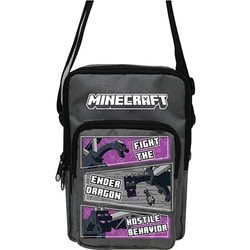 MCT-PSB-ED Minecraft（マインクラフト） ポケット付きショルダーバッグ エンダードラゴン