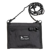 財布 ネックウォレット DAY OUT TsURUSU-X 2WAY ドリンクホルダー BLACK DO-030
