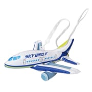 おもちゃ 転倒防止 クッション リュック ごっつん防止 飛行機 安心 子ども ブルー BSH-02