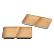 ランチプレート earth color 抗菌 スクエア 2枚入