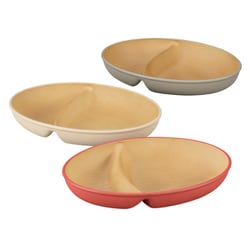 ランチプレート earth color 抗菌 小判 ランチ 3枚入