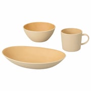 earth color 食器 3点セット バルセット アイボリー